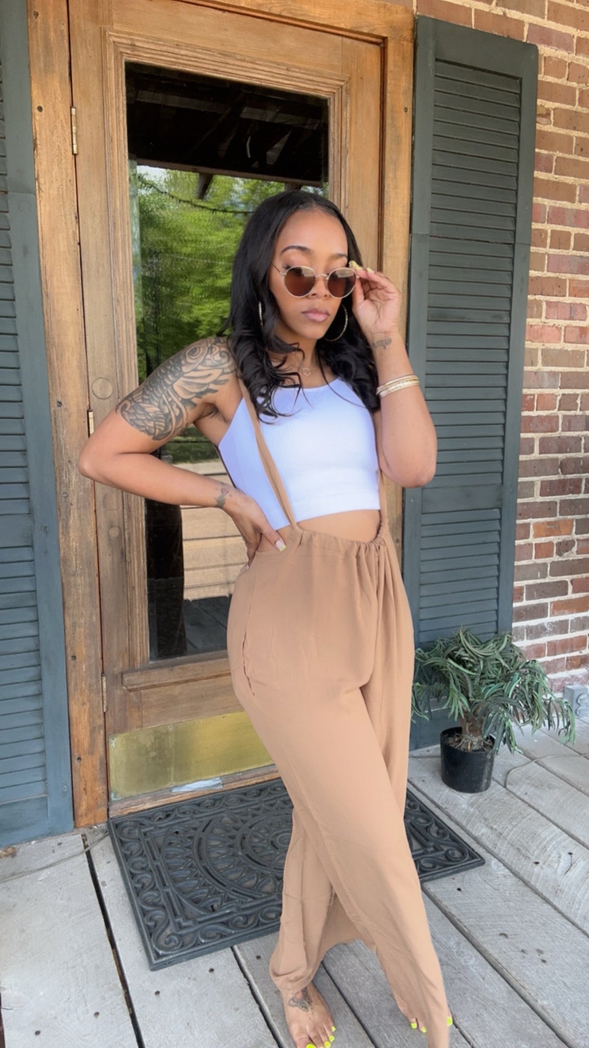 Younique Overalls (Mocha)