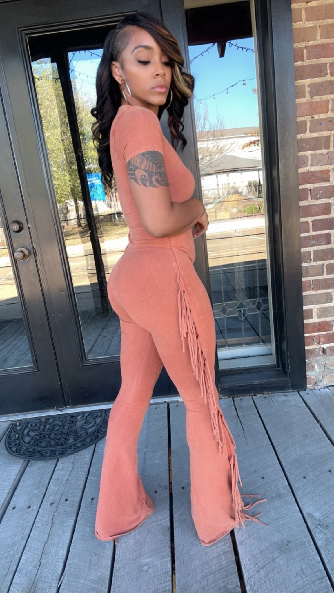 Younique Fringe Jumpsuit Pre Stock  11/19