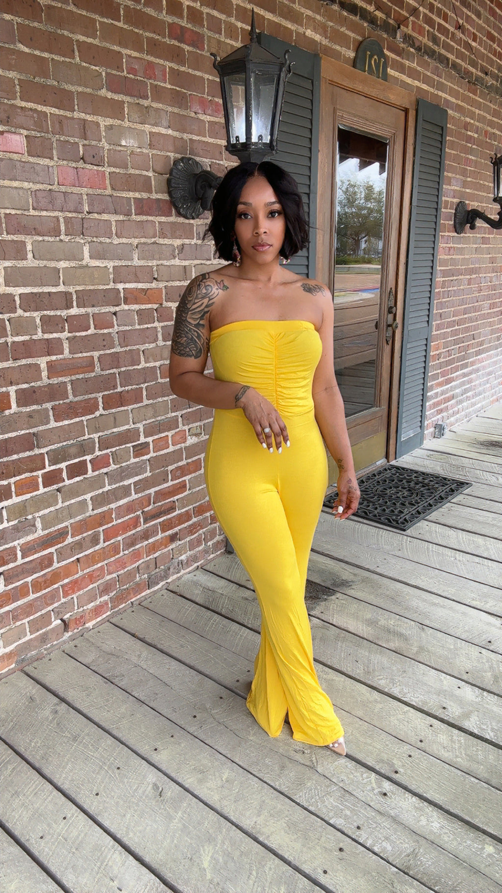 Nylaa Jumpsuit Yellow