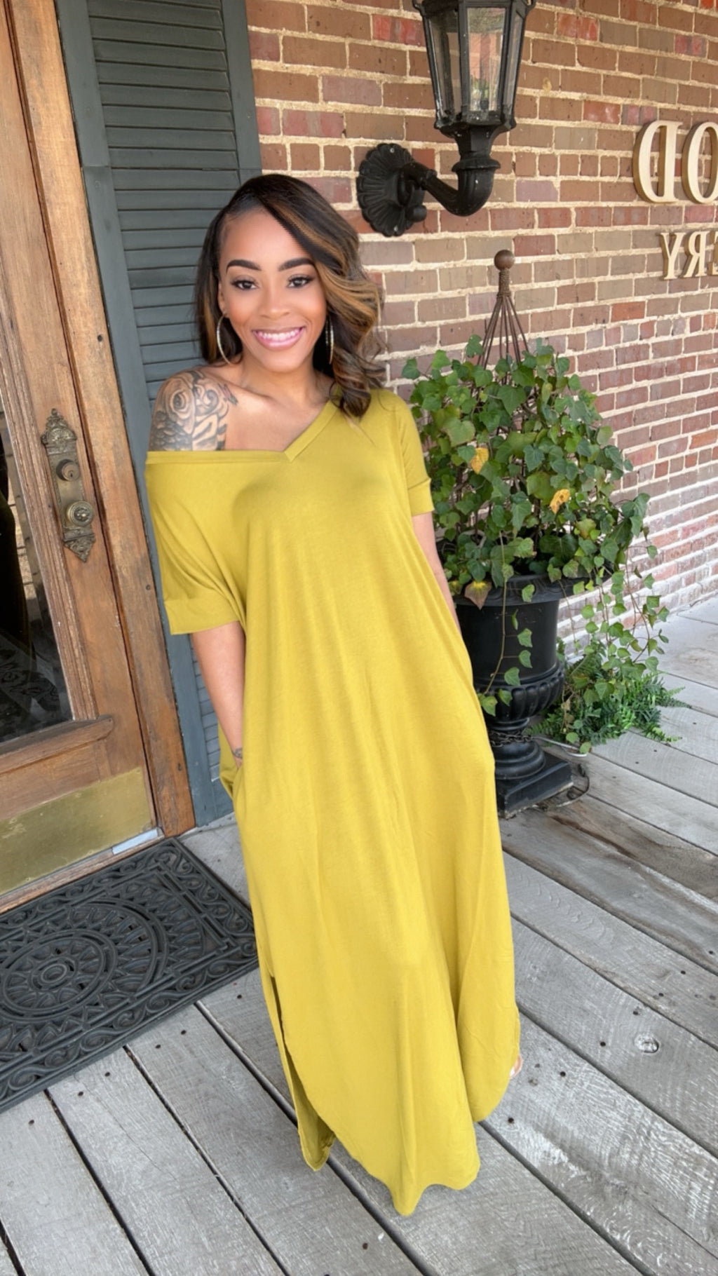 Olive Mustard Maxi