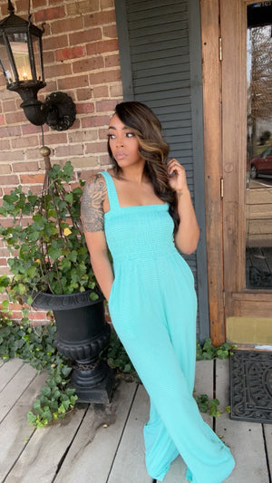 Spring Mint Jumpsuit