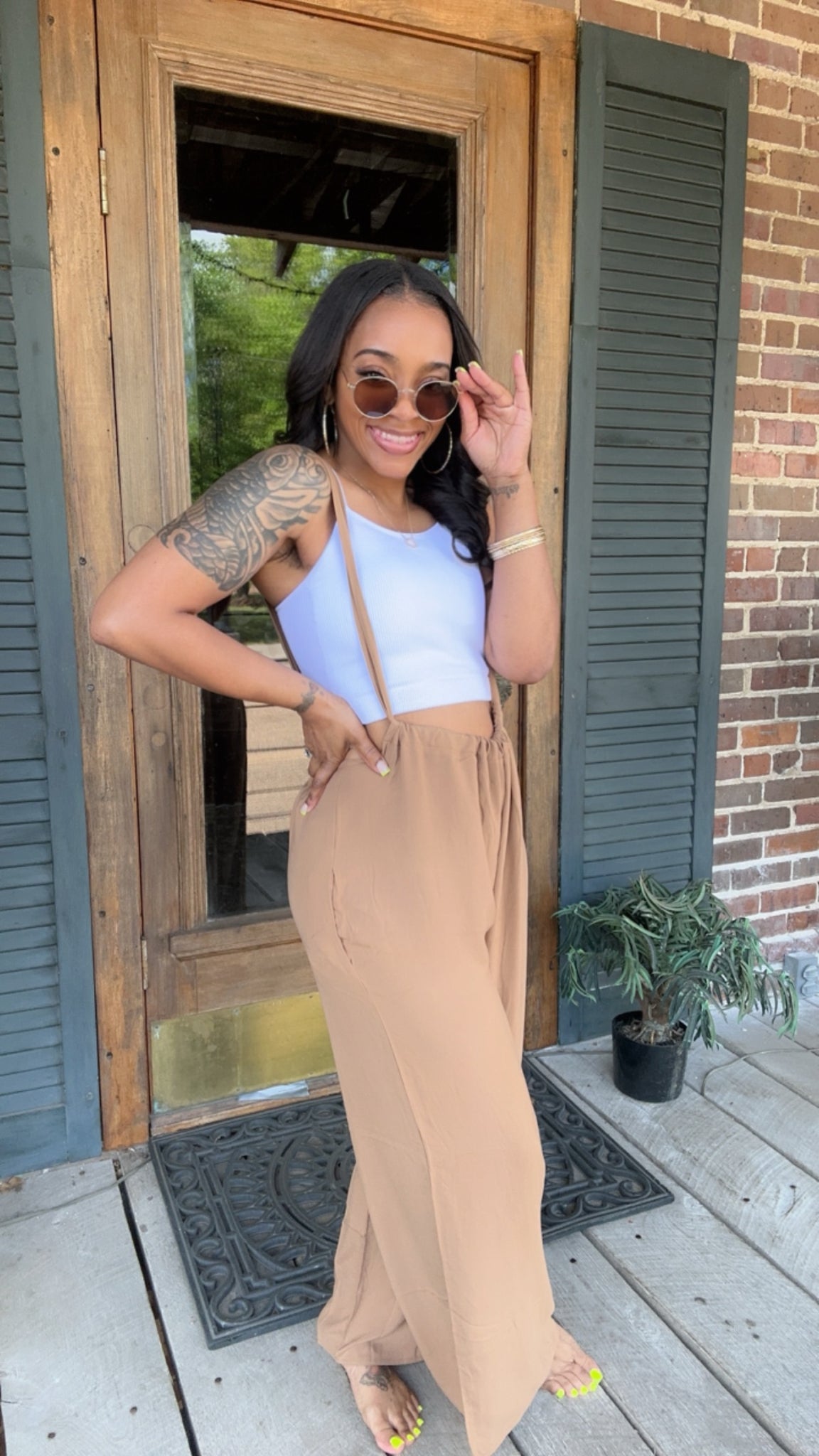 Younique Overalls (Mocha)