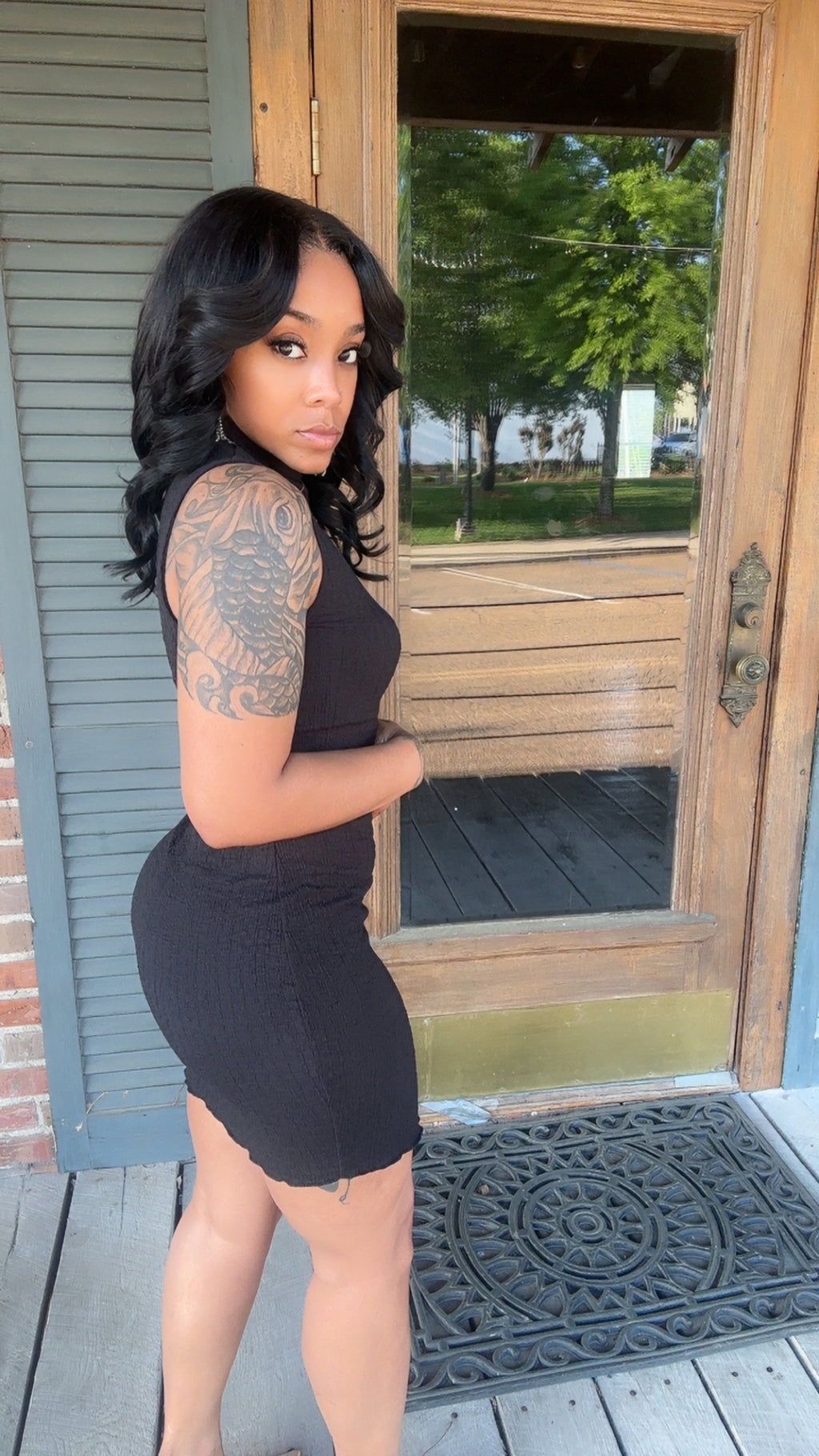 Savanah Black Dress