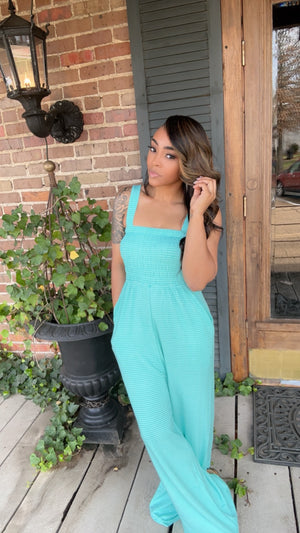 Spring Mint Jumpsuit