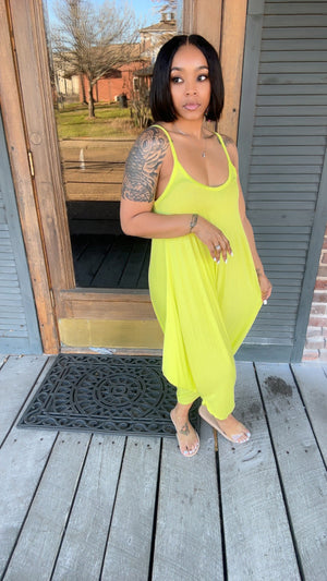 Chole Neon Yellow Jumpsuit