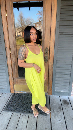 Chole Neon Yellow Jumpsuit