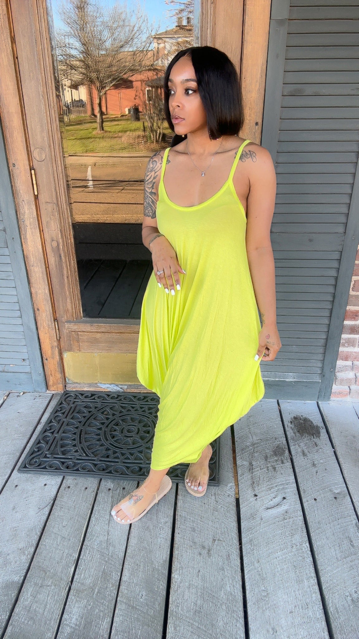 Chole Neon Yellow Jumpsuit