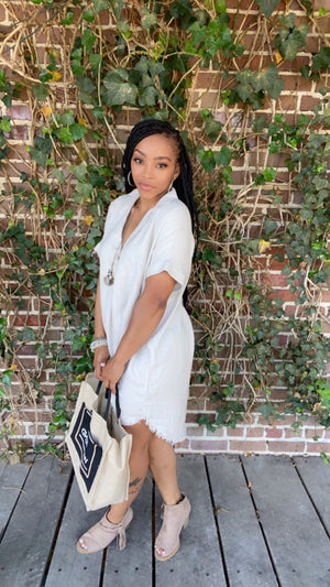 Linen Shirt Dress