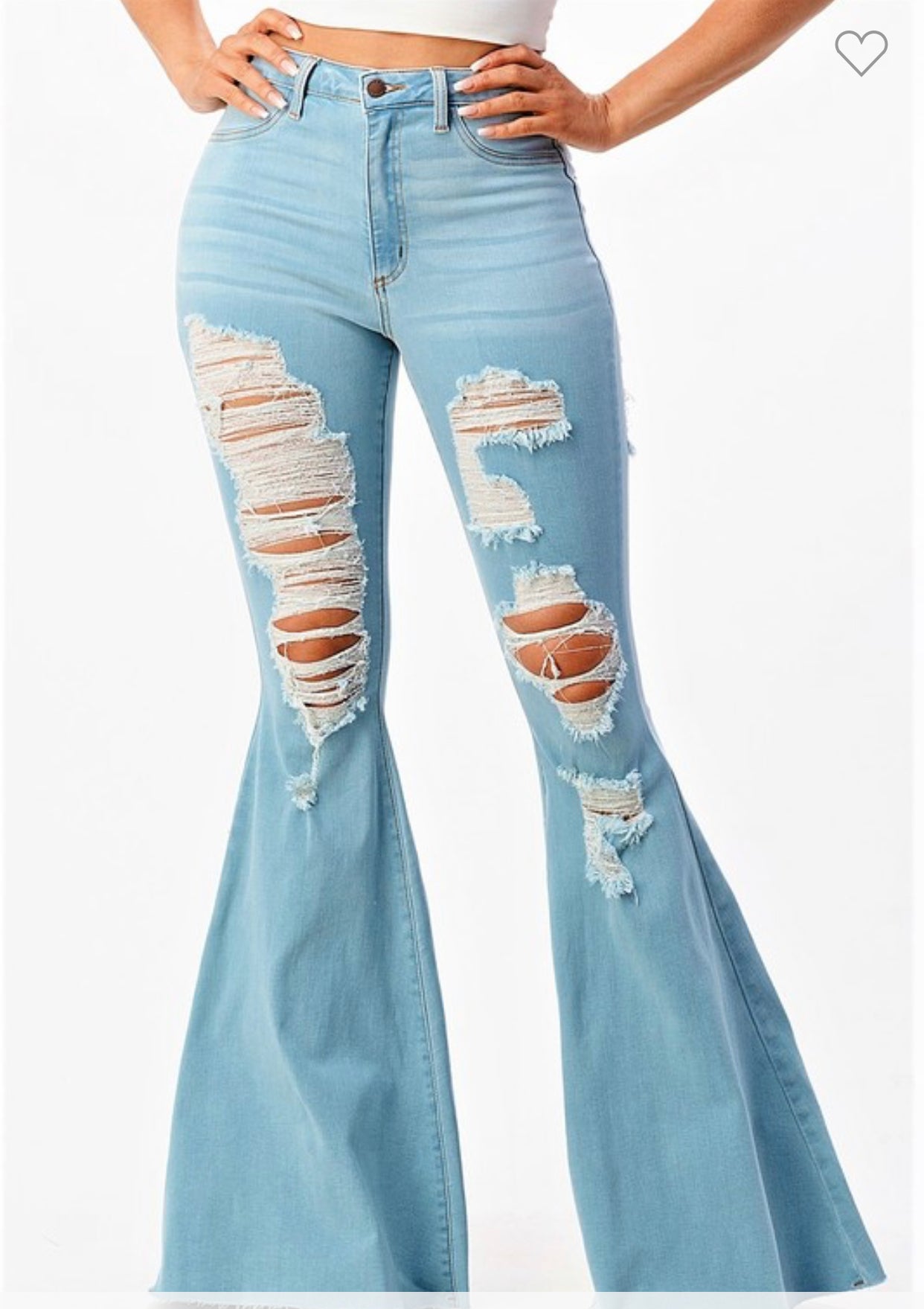 High Rise Super Flare Jeans EST 2/3