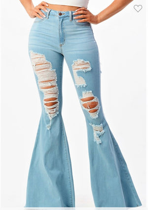 High Rise Super Flare Jeans EST 2/3