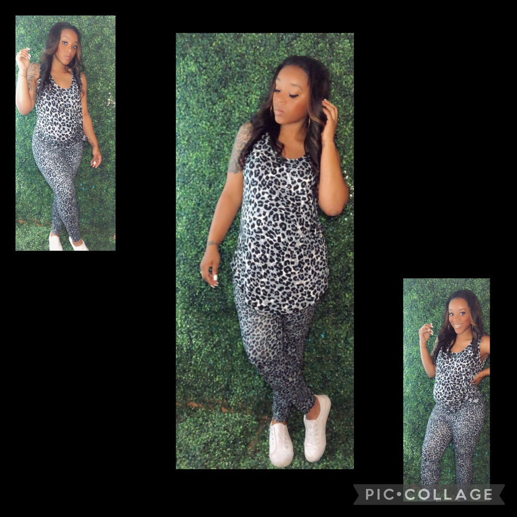 Leopard Lounge Set