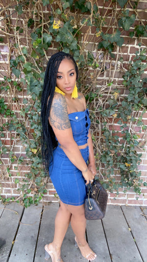 Denim Two Piece Younique Set of