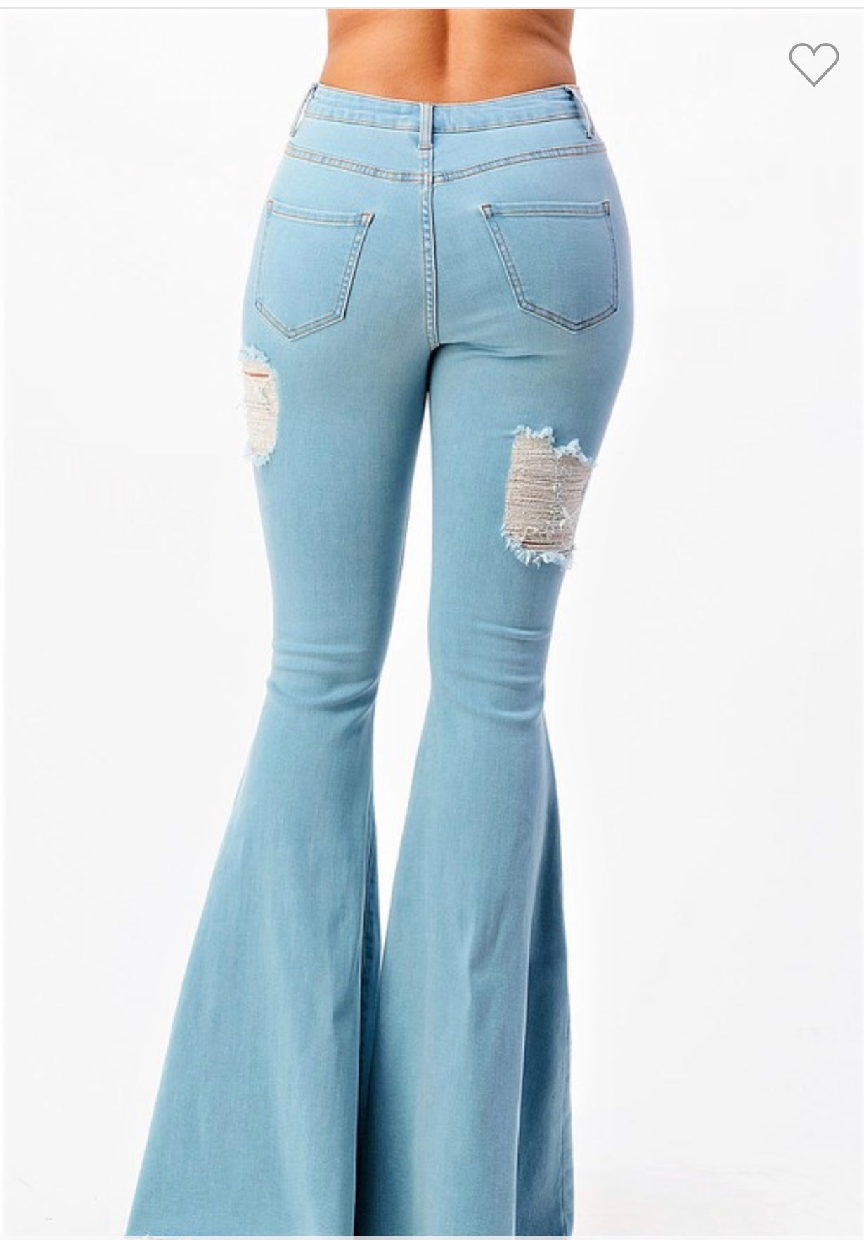 High Rise Super Flare Jeans EST 2/3