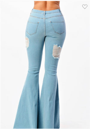 High Rise Super Flare Jeans EST 2/3