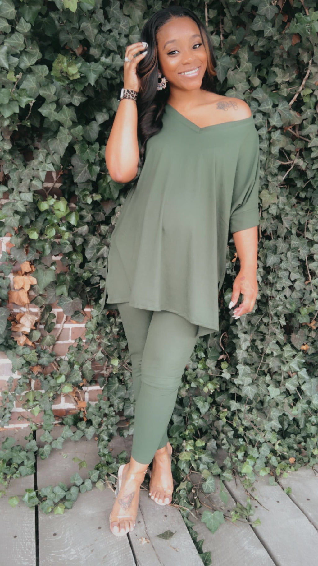 Regular Basic Olive set