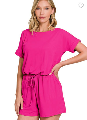 Lia Plus Size Spring Romper
