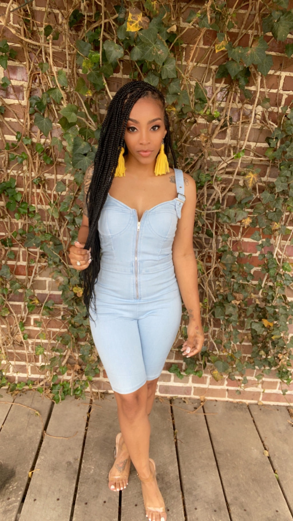 Younique Denim Romper