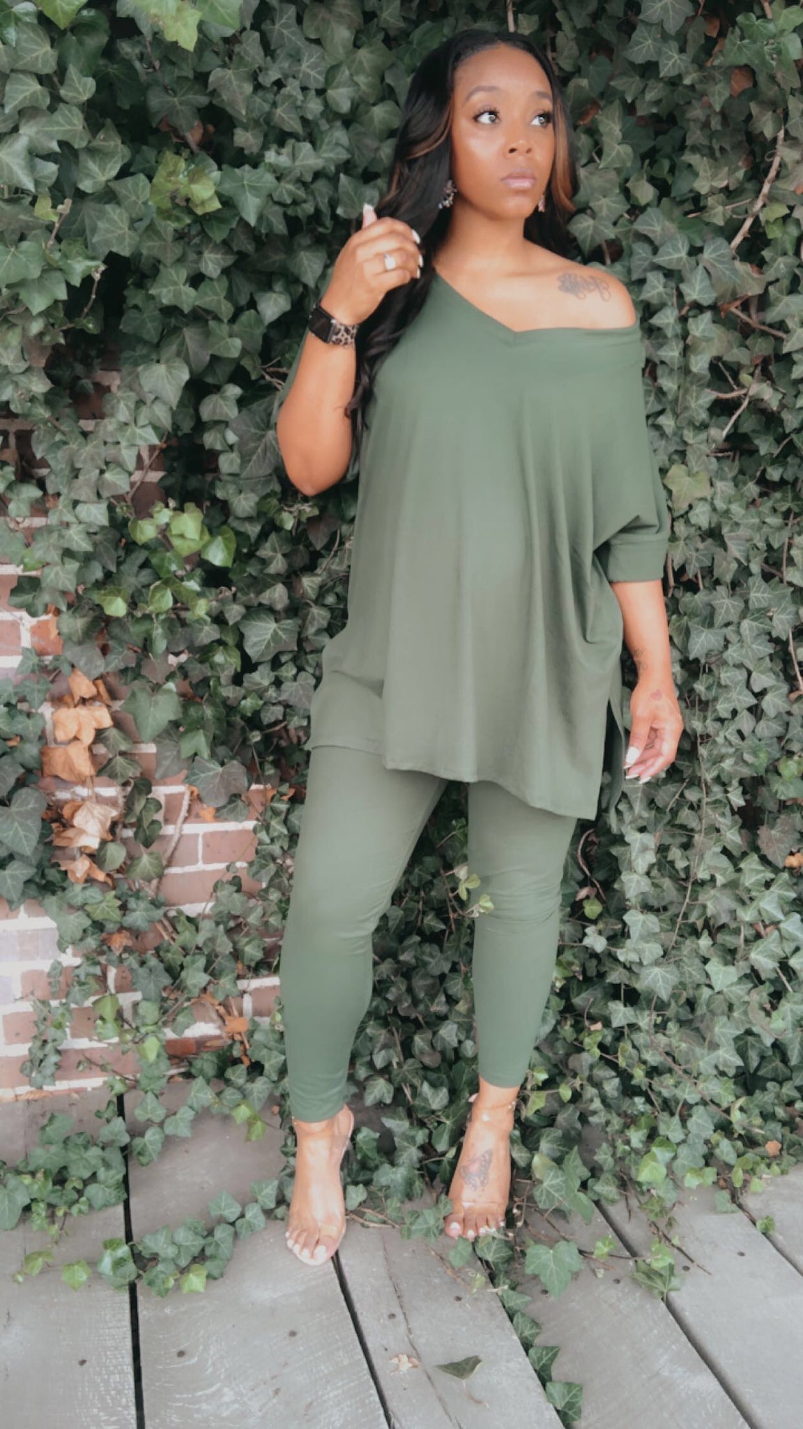 Regular Basic Olive set