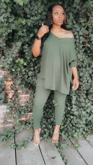 Regular Basic Olive set