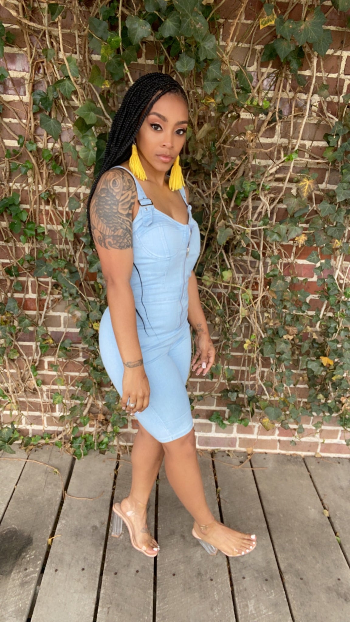 Younique Denim Romper